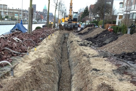 Project aanleg drainagesysteem Prinsessekade afgerond