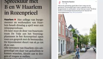 College Haarlem houdt spreekuur in Zuid West