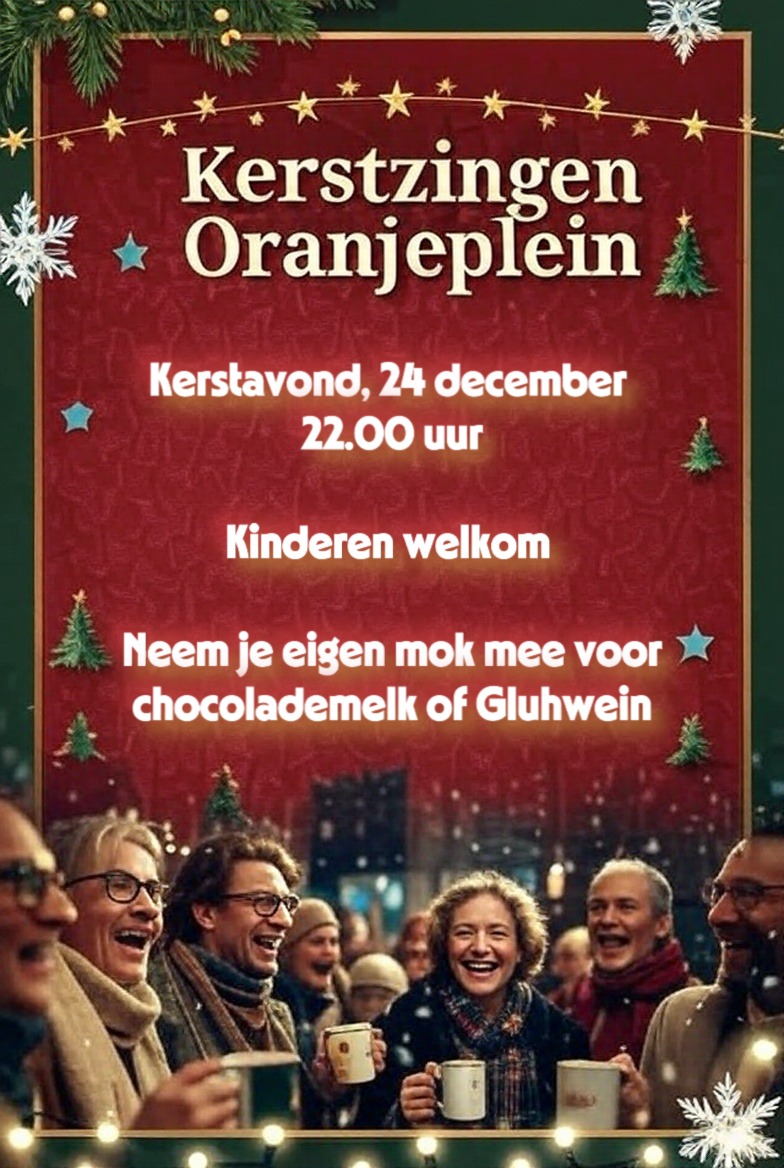 Kerstzingen Oranjeplein